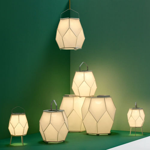 Luminária de chão sem pé - COUTURE - Maiori - em alumínio / em Batyline® / contemporânea