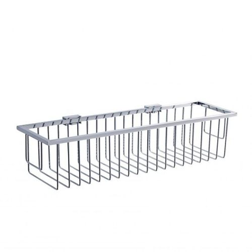 Porta-shampoo de parede para box de banheiro - CHROME PLATED BRASS - Klomfar GmbH - retangular