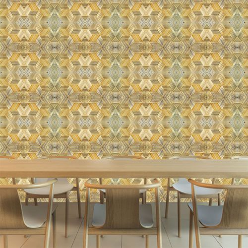 Papel de parede contemporâneo - SQUARE 3115F - Neodko - em tecido não tecido / vinílico / com natureza