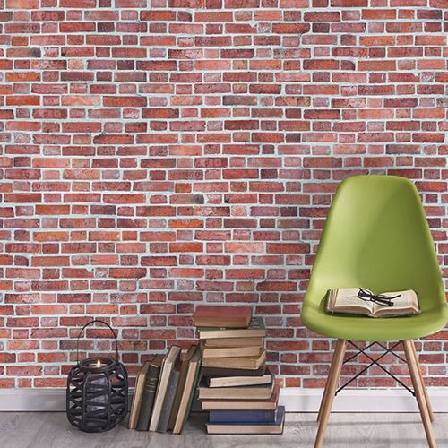 Papel de parede efeito de tijolo - 3340A - Neodko - de estilo industrial / em tecido não tecido / vinílico