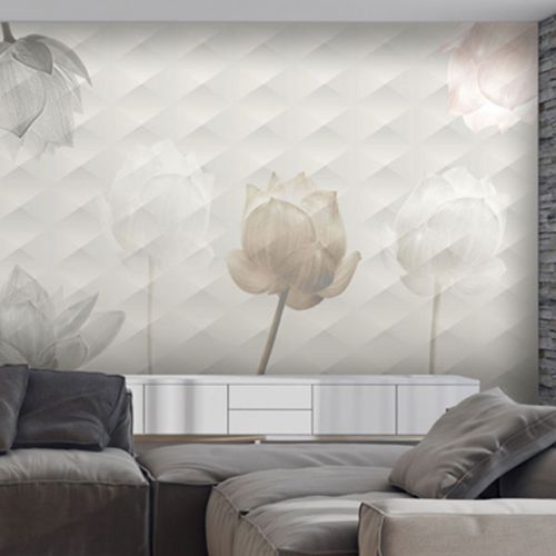 Papel de parede contemporâneo - ESPACE FLEURIE - Neodko - em tecido não tecido / vinílico / floral