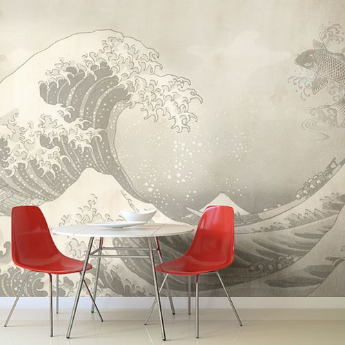 Papel de parede contemporâneo - 3194A - Neodko - vinílico / com natureza / panorâmico