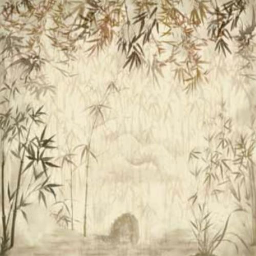Papel de parede contemporâneo - BAMBOU - Neodko - em tecido não tecido / vinílico / com natureza