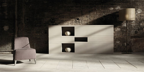 Buffet aparador alto - SUSTAINABLE - Indesign Living - contemporâneo / em madeira / modular