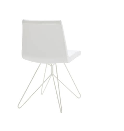 Cadeira contemporânea - LIBELULA - Indesign Living - metálica / estofada / da linha residencial