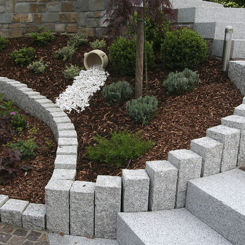 Cerca de réguas - STOCKHOLM - Bauma-stone - para jardim / em pedra natural / contemporânea