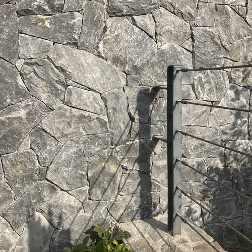 Revestimento de parede em mármore - LANCY ROCK - Bauma-stone - para área externa / decorativo