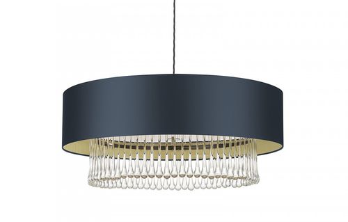 Pendente - ROEHAMPTON 24″ - Heathfield - em cristal / em cetim / clássica