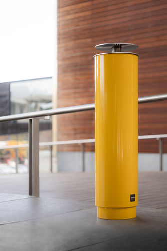 Cinzeiro de pé - M7 - Durbanis - em aço / em aço Corten / para ambiente externo