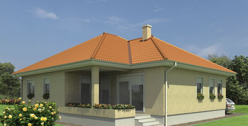 Casa pré-fabricada - KARLA - Domprojekt - tipo bangalô / ecológica / contemporânea