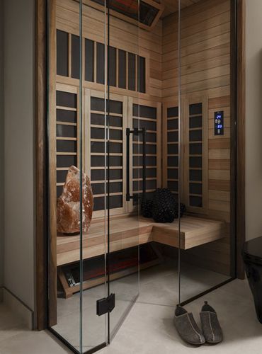 Sauna de infravermelho - CUSTOM INFRARED - Sunlighten - da linha residencial / para centro de bem-estar / para hotel