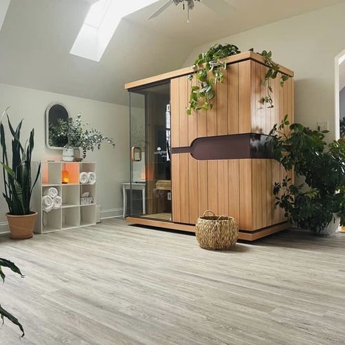 Sauna de infravermelho - MPULSE CONQUER - Sunlighten - da linha residencial / para centro de bem-estar / para hotel