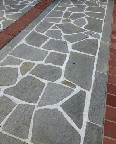 Bloco de pavimentação em ardósia - KAVALAS POLYGONAL - Akrolithos S.A. - transitável