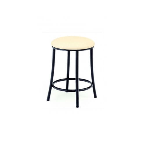 Banqueta contemporânea - 160 - Tagar - em tecido / com base em aço pintado / com base em aço cromado