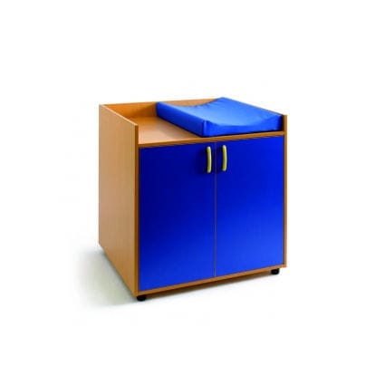 Mesa troca-fraldas em faia - 760 - Tagar - em laminado melamínico / de instalação livre / com rodízios