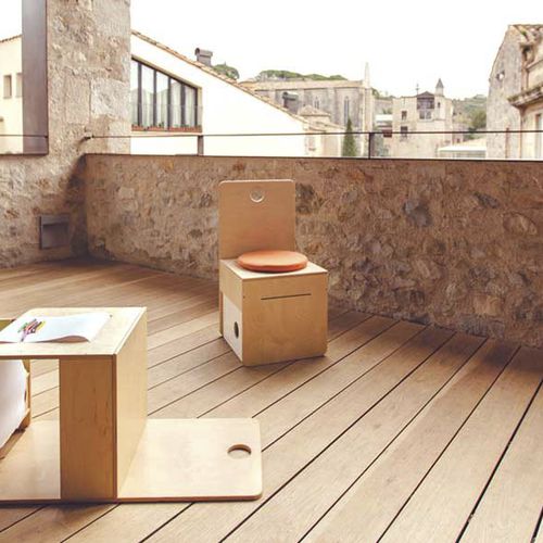 Cadeira contemporânea - CREATIVE - nuun kids - para ambiente interno / em madeira / infantil