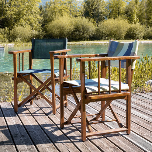 Cadeira de jardim contemporânea - F104 - AZUR CONFORT - para ambiente externo / para ambiente interno / em Batyline®