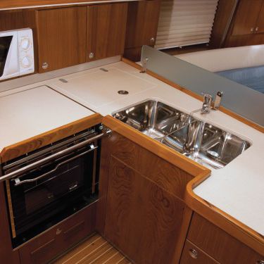Armário de pia em madeira - BOAT/MOTORHOME/CAMPSITE - KERROCK - para cozinha profissional / da linha comercial