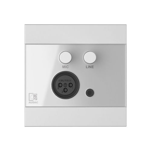 Teclado de controle para equipamento multimídia - WP205 - Audac - de parede / profissional