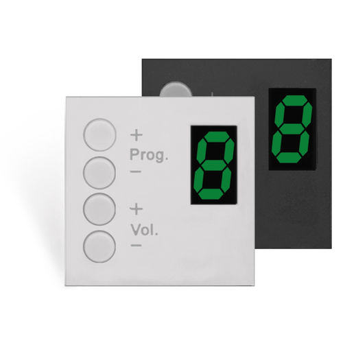 Teclado de controle para equipamento multimídia - MWX45 - Audac - de parede / profissional