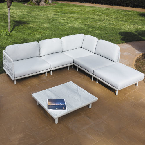Sofá modular - VERONA - ARKIMUEBLE - contemporâneo / de jardim / para pátio