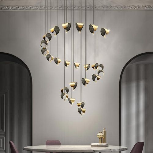 Lustre contemporâneo - ANIME - Marchetti Illuminazione - em cristal / em aço / para 1 lâmpada