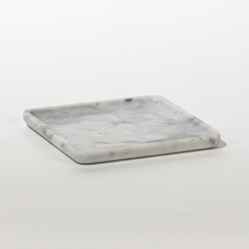 Porta-objetos em mármore Carrara - SQUARE PLATE CARRARA - MAAMI HOME