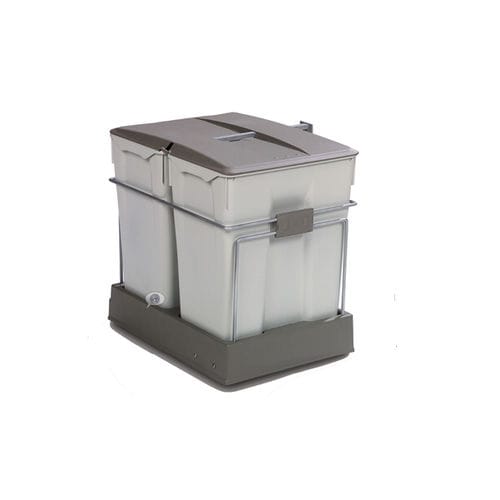Lixeira para cozinha - Albio 40 - Alveus - de coleta seletiva / em material plástico / com tampa