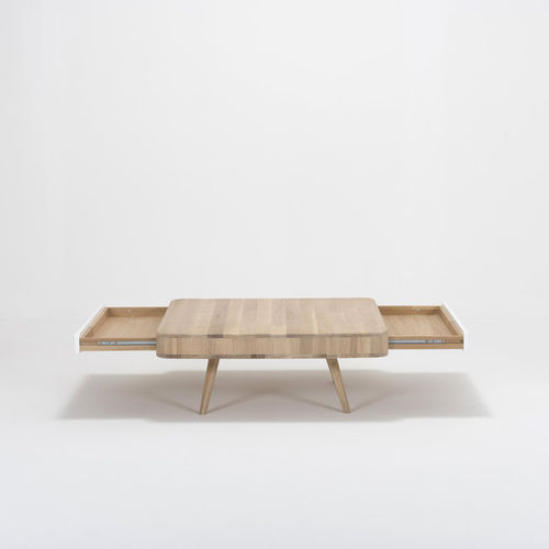 Mesa de centro contemporânea - ENA - Gazzda - em carvalho / em MDF / retangular