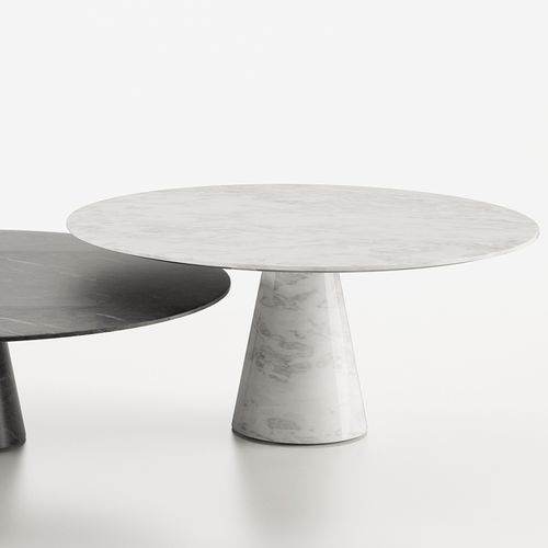 Mesa de jantar contemporânea - IDEE  - Enne - em mármore / redonda / da linha residencial