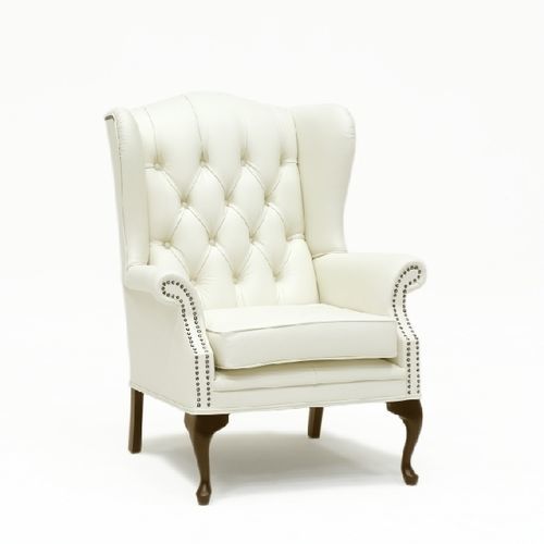 Poltrona Chesterfield - York - Tarmeko LPD - em tecido / em couro / com apoio para pés