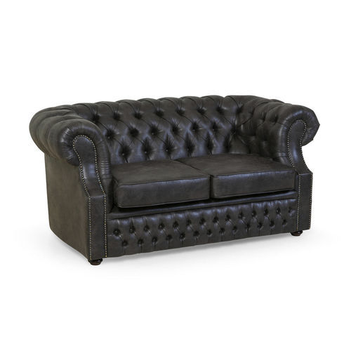 Sofá Chesterfield - Tarmeko LPD - em couro / com braços / estofado