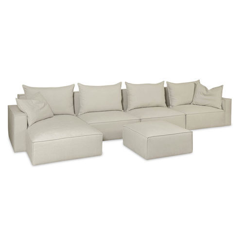 Sofá modular - Cozy - Tarmeko LPD - contemporâneo / em tecido / em couro