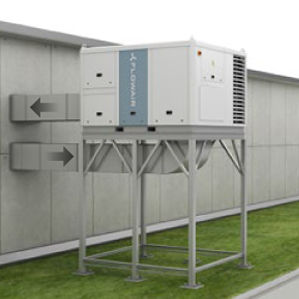 Unidade de ventilação industrial - CUBE 20 - flowair - profissional / compacta / termodinâmica