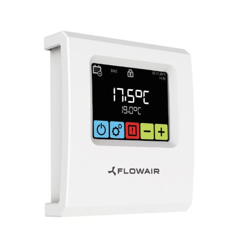 Teclado de controle para sistema de ventilação - T-BOX - flowair - de parede / profissional / com tela sensível ao toque