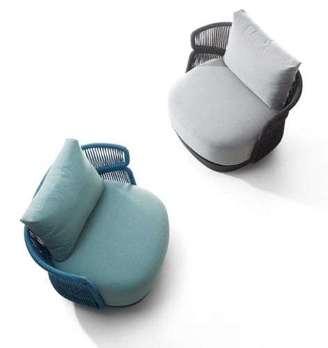 Poltrona contemporânea - AIO - Higold - em Sunbrella® / em alumínio / em corda