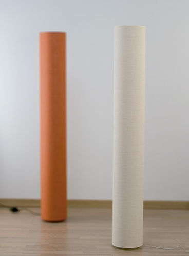 Coluna de luz contemporânea - TUB P - Luxcambra - em algodão / para lâmpada fluorescente / para ambiente interno