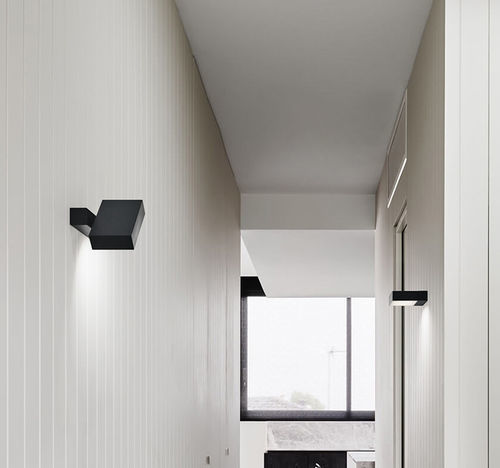 Arandela contemporânea - DUAL - Luxcambra - para ambiente interno / metálica / geométrica