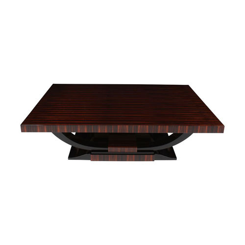 Mesa de centro Art Déco - CT024 - Cygal Art Deco GmbH & Co. KG - em ébano de Macassar / de madeira envernizada brilhante / com base em ébano de macassar