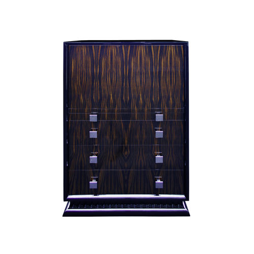Móvel bar para bar - B003 - Cygal Art Deco GmbH & Co. KG - Art Déco / em ébano de Macassar / com gavetas