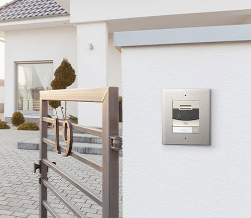 Módulo externo metálico - 2N IP SOLO - 2N TELEKOMUNIKACE - preto / de embutir / unidade externa