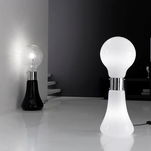 Luminária de chão sem pé - DINA - selène illuminazione - em cobre / em cromo / em vidro soprado