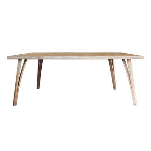 Mesa de design escandinavo - VIGGO - Danerka - em carvalho / em MDF / com folheado de madeira