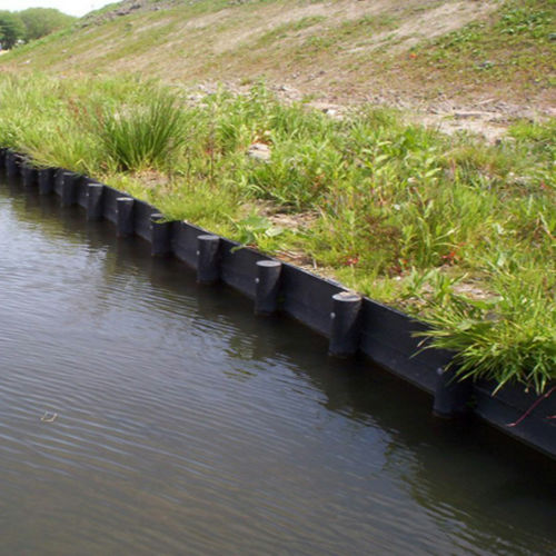 Muro de contenção em plástico reciclado - PROWAL  - Lankhorst - pré-fabricado / para cerca de jardim