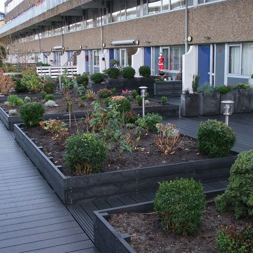 Jardineira para horta da linha residencial - Lankhorst - para espaço público