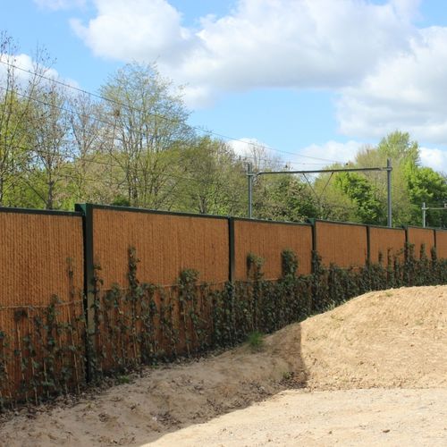 Parede antirruído com painéis modulares - KOKOWALL HA-MINWOL  - Kokosystems BV - pré-fabricada / em material plástico / em fibra de coco