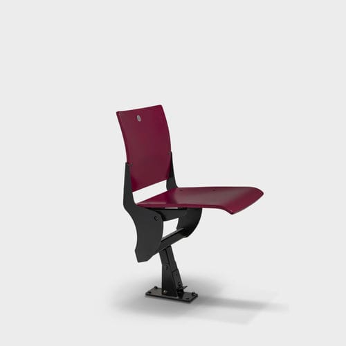 Cadeira de auditório contemporânea - Polar - Jezet Seating - para ambiente interno / em madeira / com base em metal pintado