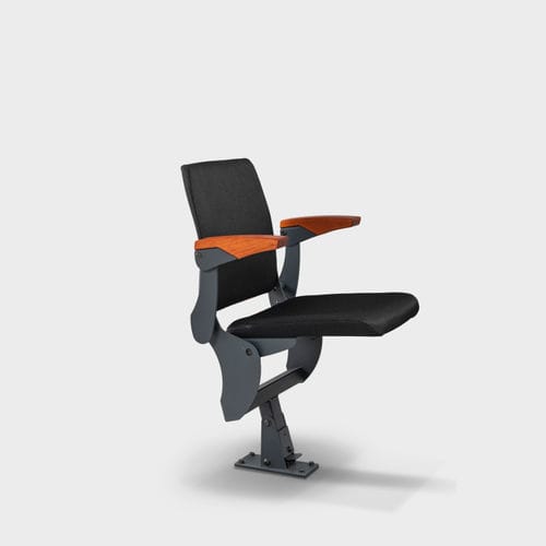Cadeira de auditório contemporânea - Polar Comfort - Jezet Seating - para ambiente interno / em tecido antichama / com base em metal pintado