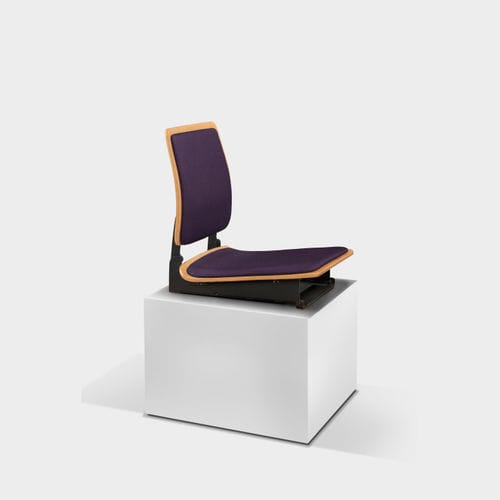 Cadeira de auditório contemporânea - Phoenix Plus - Jezet Seating - para ambiente interno / em tecido antichama / em faia