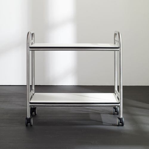 Carrinho de serviço - cube Design - para tabuleiros de refeição / da linha comercial / laminado